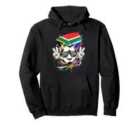 South Africa Flag Kids South African Cartoon Pullover Hoodie