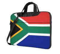 South Africa Flag Laptop Bag - 15 14 13 Inch Pocket Computer Bag Suitable for Office, Work, and Travel, Black
