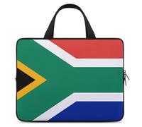 South Africa Flag Laptop Bags Ultra-Thin, Lightweight & Waterproof 10inch Laptop Sleeve, Durable Neoprene Material, Portable Protective Computer Bag with Hand Strap