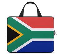 South Africa Flag Laptop Bags Ultra-Thin, Lightweight & Waterproof 17inch Laptop Sleeve, Durable Neoprene Material, Portable Protective Computer Bag with Hand Strap