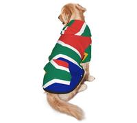 South Africa flag M Dog Hoodie Warm and lightweight suitable for pets to wear in autumn and winter