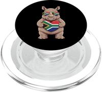 South Africa Flag Rhino South African Roots PopSockets PopGrip for MagSafe