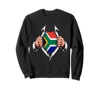 South Africa Flag Ripped South African Pride Roots Sweatshirt