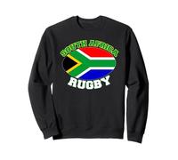 South Africa Flag Rugby Ball Sports Players Gifts Sweatshirt