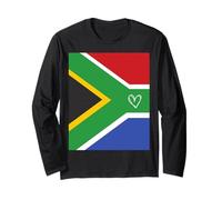 South Africa Flag South African Heart Proud National Day Long Sleeve T-Shirt