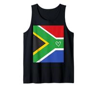 South Africa Flag South African Heart Proud National Day Tank Top