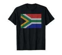South Africa Flag Traditional Zulu Beadwork Graphic T-Shirt