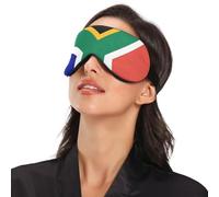 South Africa Flag Travel Essential Eye Mask for Sleeping with Elastic Adjustable Band Blackout with Adjustable Elastic Strap Eye Mask for Sleeping Travel Work Nap