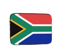 South Africa Flag Unisex Shockproof Laptop Sleeve, Made of high-Density Oxford Fabric, Convenient Zipper Opening