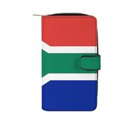 South Africa Flag Wallet Multifunctional Wallets for Men Compact Wallet Purse Passport Bag