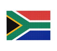 South Africa flag Wooden Jigsaw Puzzle Horizontal 300 Pieces for Family Leisure and Creativity Enhancement
