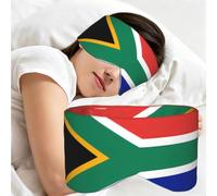 South Africa flagPrints Comfortable Sleep mask | Skin-friendly and breathable adjustable eye mask for naps and travel.