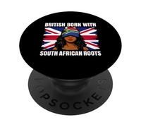 South Africa Girl Heritage British Born South African Roots PopSockets Adhesive PopGrip