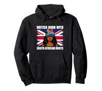 South Africa Girl Heritage British Born South African Roots Pullover Hoodie