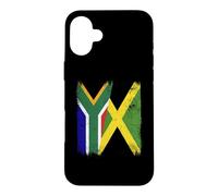 South Africa Jamaica Half Flag South African Jamaican Case for iPhone 16 Plus