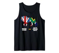 South Africa Lion Ideas for Kids & UK South African Flag Tank Top