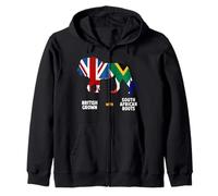 South Africa Lion Ideas For Kids & UK South African Flag Zip Hoodie