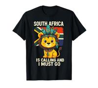 South Africa - Lion Tribal Safari Wildlife T-Shirt