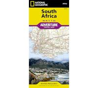 South Africa Map - Waterproof Travel Map by National Geographic | Detailed Adventure Map of South Africa’s National Parks, Cities & Safari Routes | ... Map (National Geographic Adventure Map)