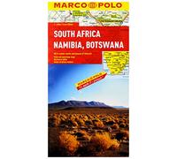 South Africa, Namibia, Botswana Marco Polo Map
