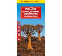 South Africa, Namibia & Botswana Marco Polo Map: wegenkaart 1:2.400.000 (Marco Polo Maps)