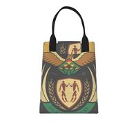 South Africa National Emblem Print Unisex Insulated Lunch Bag Lunch Bags for Work Perfect for Work Picnics and Travel Picnic Hiking Or Women Men Adult Kids