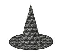 South Africa Rhino Printing 2 Pack Halloween Hat Soft Witch Hats For Carnivals Masquerades Space Saving Caps