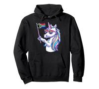South Africa Roots Unicorn South African Flag Pullover Hoodie
