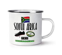 South Africa Rugby Retro Enamel Mug Cup