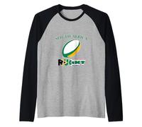 South Africa Rugby Sooth African Springboks Pride Raglan Baseball Tee