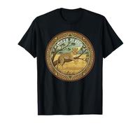 South Africa Safari Leopard Panther African Wildlife Vintage T-Shirt