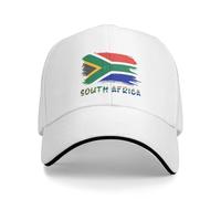 South Africa South African Flag Unisex Peak Caps Soft Dad Hats Adjustable Snapback Cap for Golf Outdoor Summer