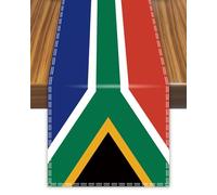 South Africa Table Runner,South Africans Flag Tablecolth For Dining Home Decor Runners