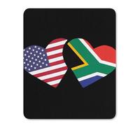 South Africa U.S. Flag Novelty Mouse Pad Printed Non-Slip Keyboard Pads Laptop Mat Desk Protectors 7 * 8.5 8 * 10 10 * 12 Inch