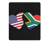 South Africa U.S. Flag Novelty Mouse Pad Printed Non-Slip Keyboard Pads Laptop Mat Desk Protectors 7 * 8.5 8 * 10 10 * 12 Inch
