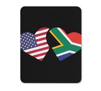 South Africa U.S. Flag Novelty Mouse Pad Printed Non-Slip Keyboard Pads Laptop Mat Desk Protectors 7 * 8.5 8 * 10 10 * 12 Inch