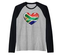 South Africa Ubuntu Cape Town Mandela African Pride Raglan Baseball Tee