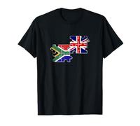 South Africa UK Vintage Flag British South African T-Shirt