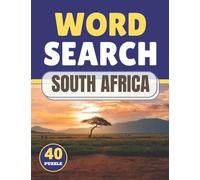 South Africa Word Search: Themed Activity Puzzle Book|Large Print Challenging activity book Puzzles For Adults Men ,women And Seniors & Teens With Soulitions .