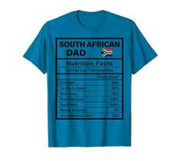South African Dad Nutrition Facts Fathers Day National Pride T-Shirt