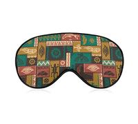South African Ethnic Pattern Sleep Eye Mask Soft Sleep Cover Blindfold Sleeping Mask Cover for Sleep Travel