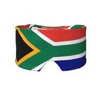 South African Flag Adjustable Sleep Eye mask and Earmuffs, Unisex Side Sleeping Headband (26.8 * 4.3 inches), Indoor and Outdoor Travel Yoga Comfort Cover,