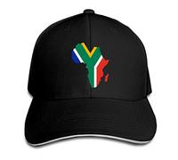 South African Flag Africa Map Baseball Cap Sandwich Cap Hip Hop Trucker Cap Classic Golf Sports Hat Unisex
