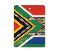 South African Flag Automotive Air Fresheners Square