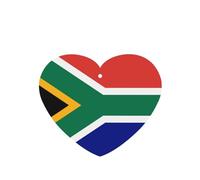 South African Flag Car Air Fresheners Cards - Set Of 4 Pieces,For Cars & Home, Long-Lasting Lavender Fragrance