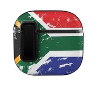 South African Flag Case Cover Compatible with AirPods 4th Generation Hard Skin Protection