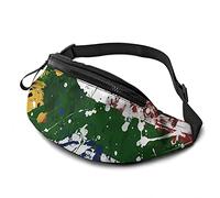South African Flag Casual Fanny Waist Pack for Men Women Adjustable Belt Waist Bag for Traveling Hiking Cycling Running Festival Rave
