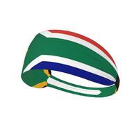 South African Flag Elastic Exercise Headband - Premium Fitness Sweatbands for Men&Women,Hairband for Yoga,Running,Gym