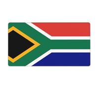 South African Flag Extra Large Rubber Mouse pad 16x29.5in, Strong Adhesion, Durable, Suitable for a Wide Range of Occasions