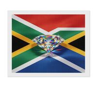 South African Flag Funny Diamond Art Painting Kit